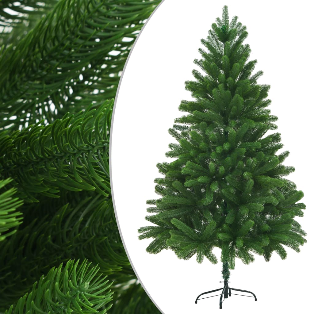 Künstlicher Weihnachtsbaum mit naturgetreuen Nadeln 180 cm grün