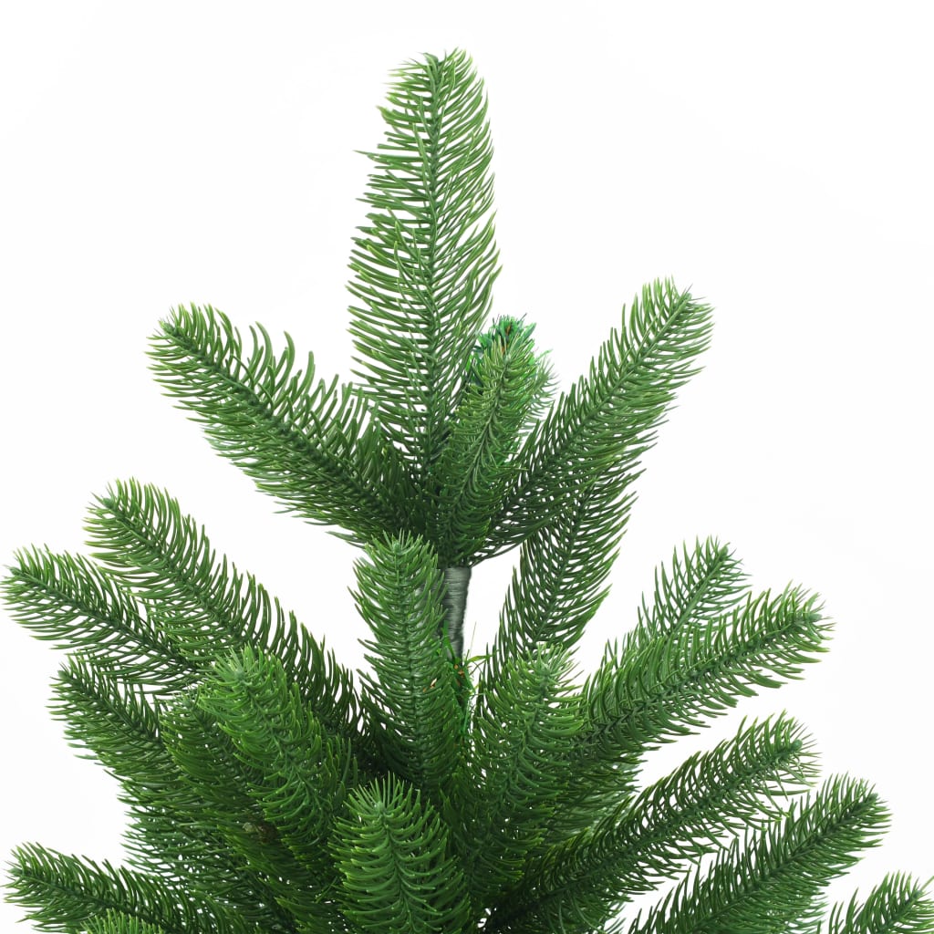 Künstlicher Weihnachtsbaum mit naturgetreuen Nadeln 180 cm grün