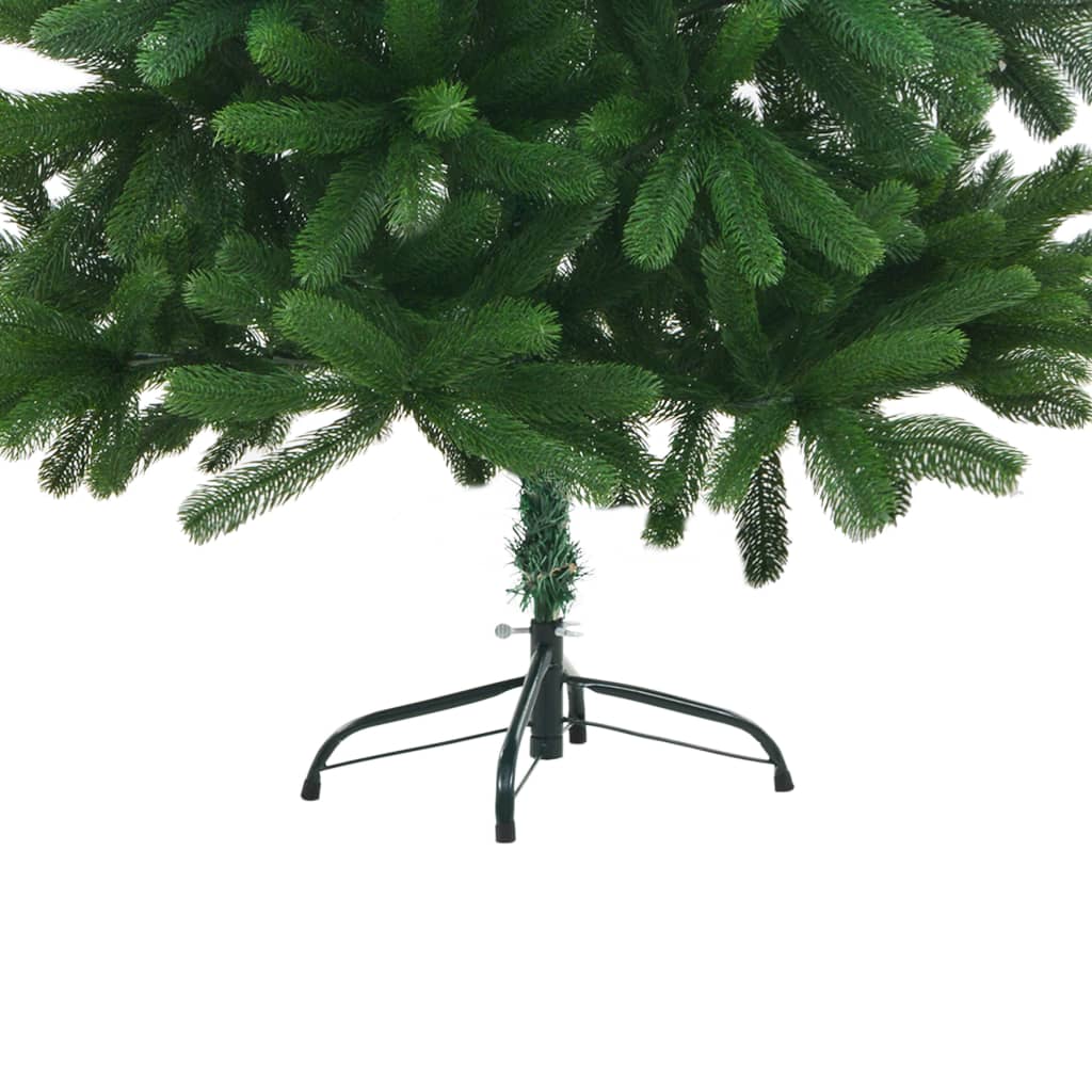 Künstlicher Weihnachtsbaum mit naturgetreuen Nadeln 180 cm grün