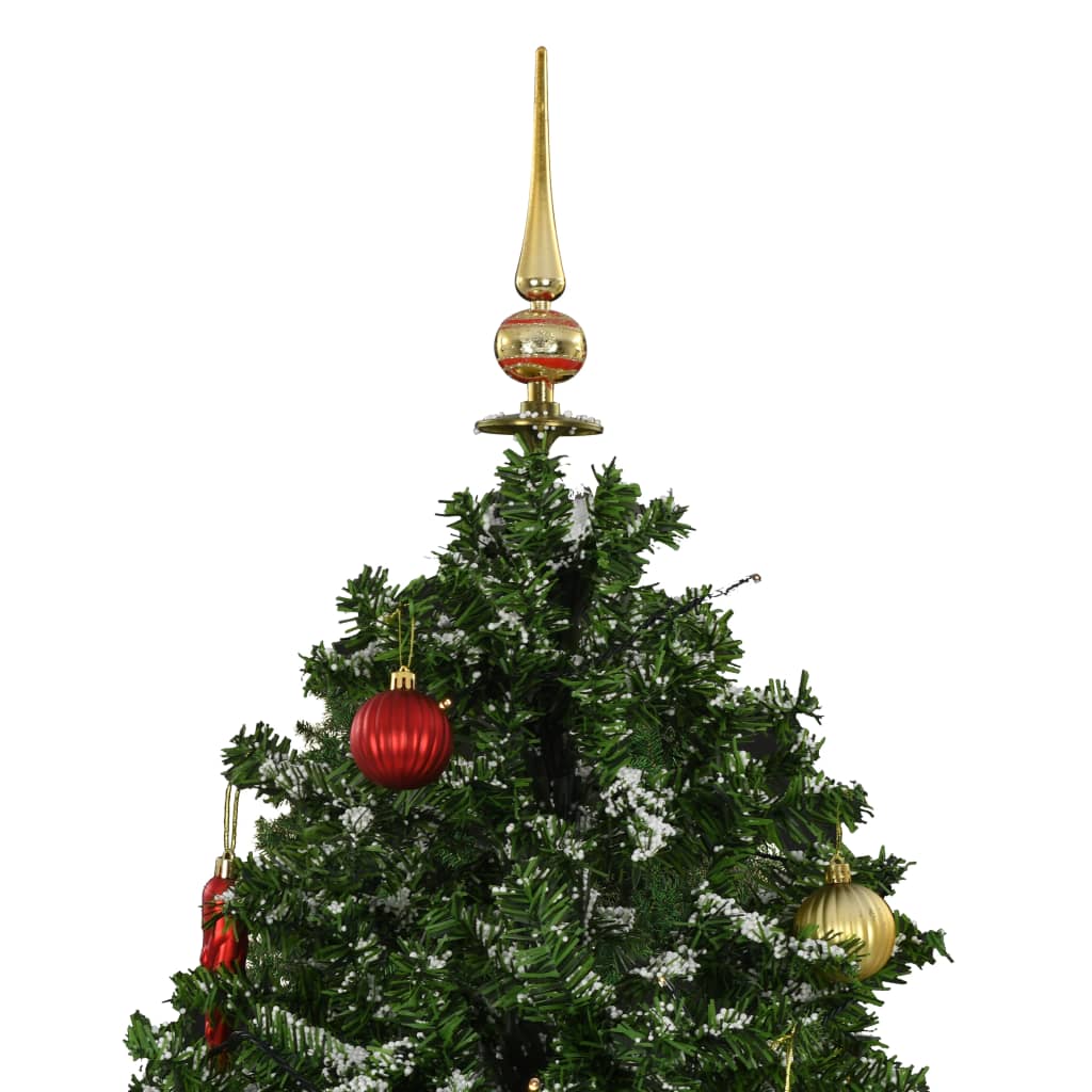 Weihnachtsbaum schneit mit Schirmständer 170 cm grün