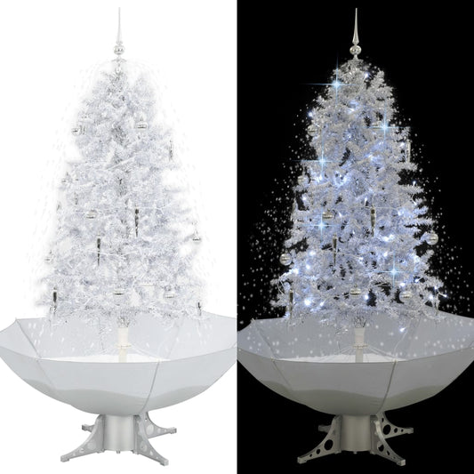 Christmas tree snowing with umbrella base 170 cm white