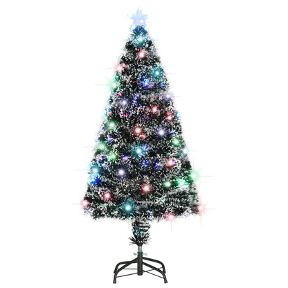 Kerstboom met LED en standaard 120 cm glasvezel