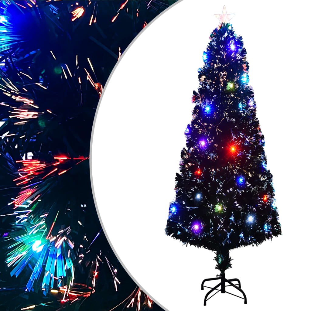 Kerstboom met LED en standaard 240 cm glasvezel