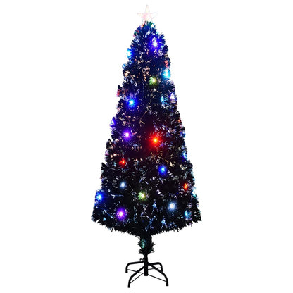 Kerstboom met LED en standaard 240 cm glasvezel