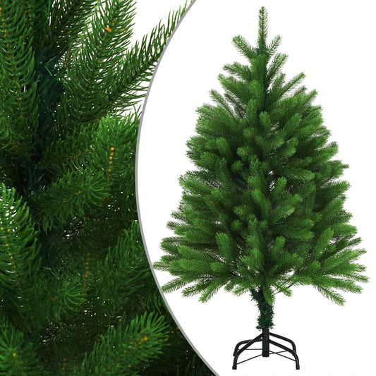 Künstlicher Weihnachtsbaum mit naturgetreuen Nadeln 120 cm grün