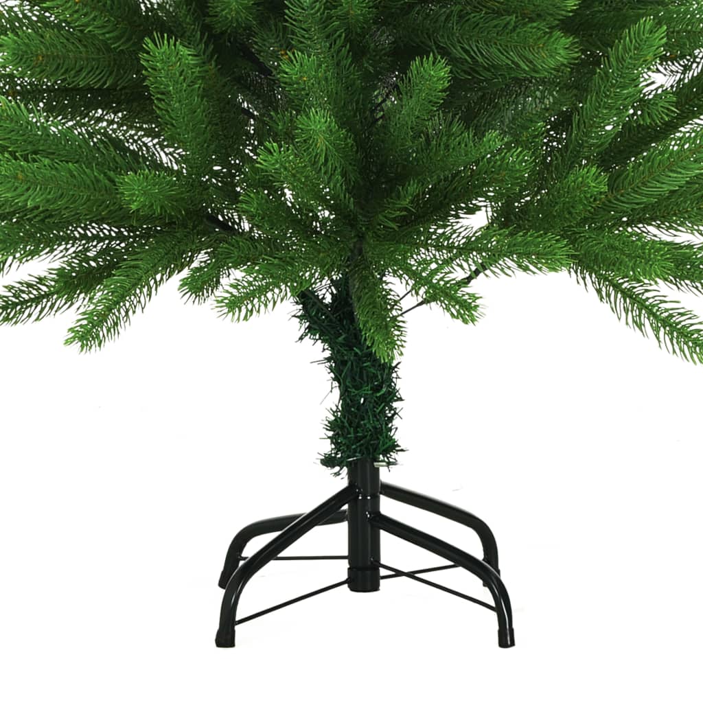 Künstlicher Weihnachtsbaum mit naturgetreuen Nadeln 120 cm grün