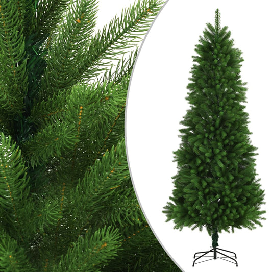 Künstlicher Weihnachtsbaum mit naturgetreuen Nadeln 240 cm grün