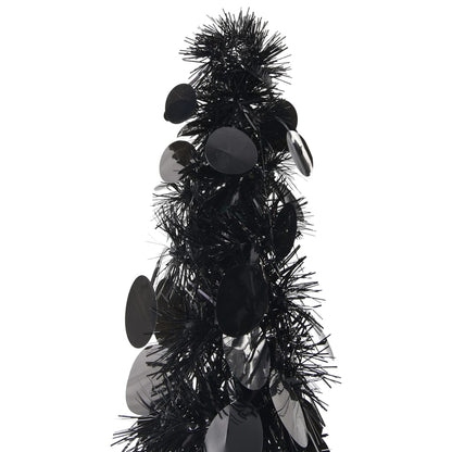 Künstlicher Weihnachtsbaum Pop-Up 120 cm PET schwarz