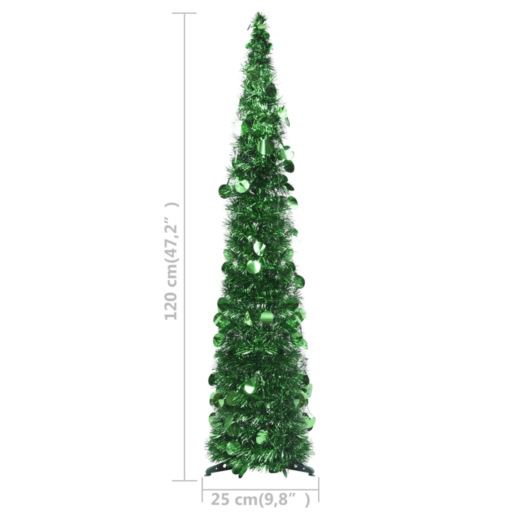 Künstlicher Weihnachtsbaum Pop-Up 120 cm PET grün