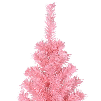 Künstlicher Weihnachtsbaum mit Ständer 210 cm PVC rosa