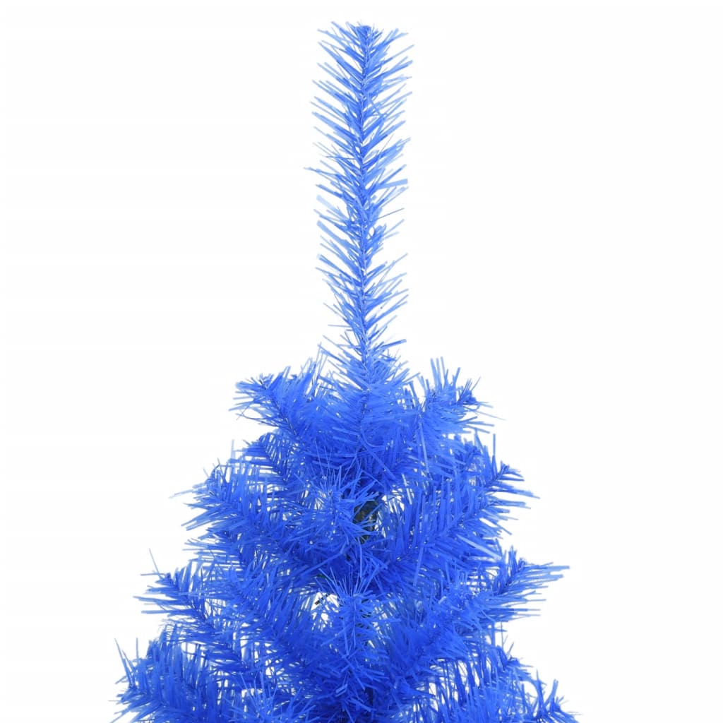 Kunstkerstboom met standaard 150 cm PVC blauw