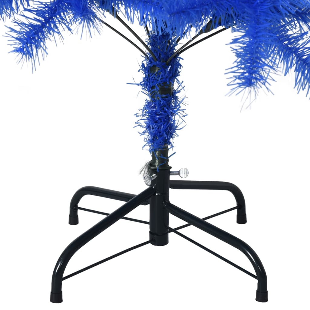 Künstlicher Weihnachtsbaum mit Ständer 150 cm PVC blau