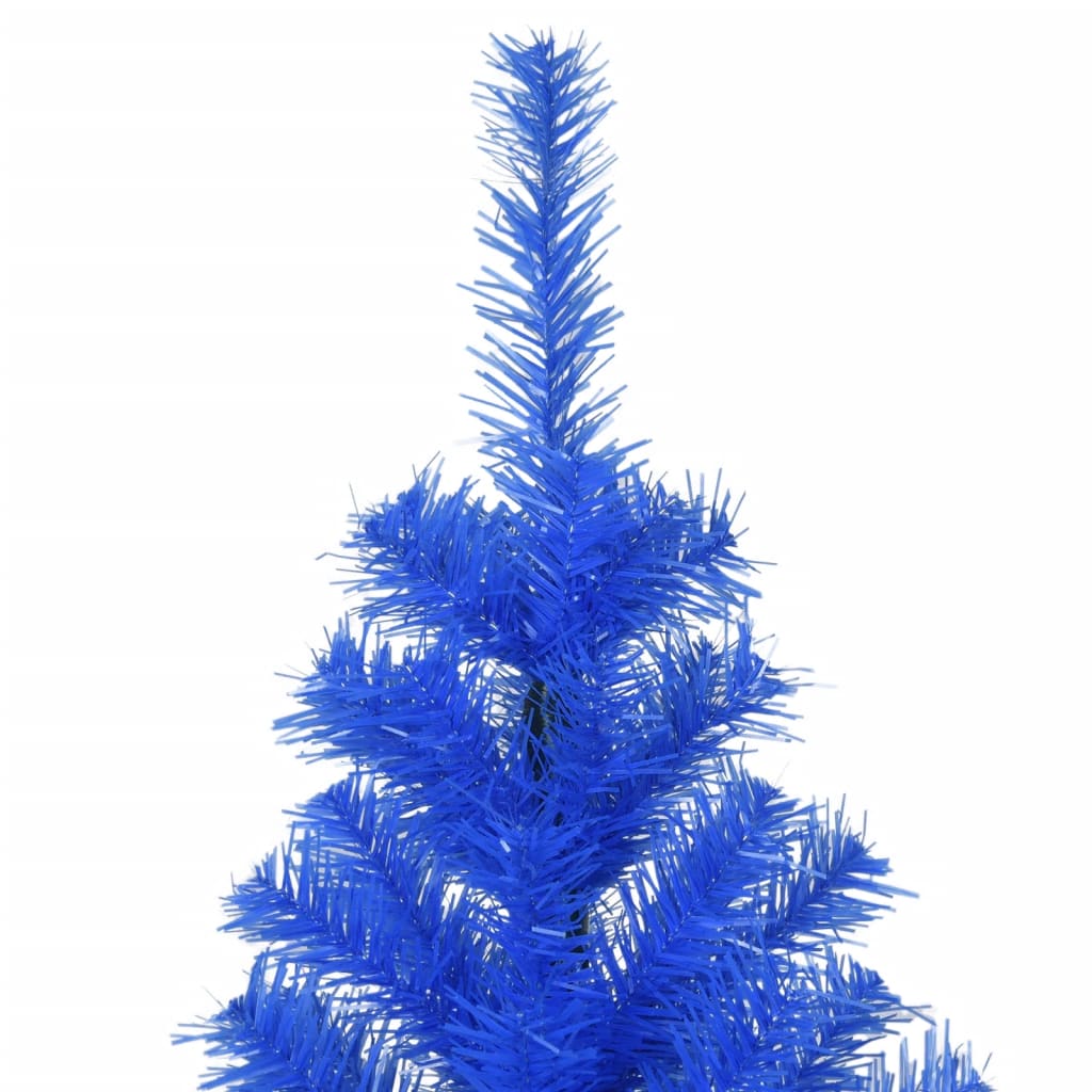 Kunstkerstboom met standaard 210 cm PVC blauw