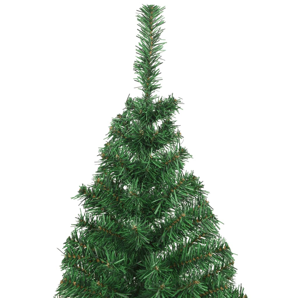 Künstlicher Weihnachtsbaum mit dicken Zweigen 210 cm PVC grün