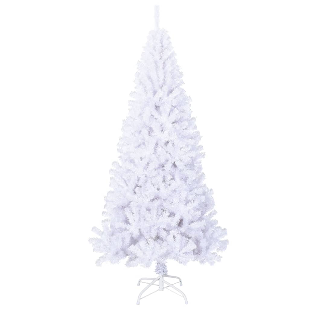 Kunstkerstboom met dikke takken 180 cm PVC wit