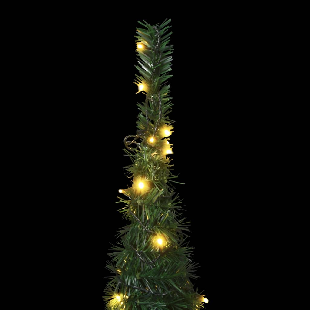 Kunstkerstboom met verlichting pop-up 180 cm groen