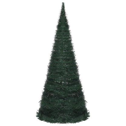 Kunstkerstboom met verlichting pop-up 210 cm groen