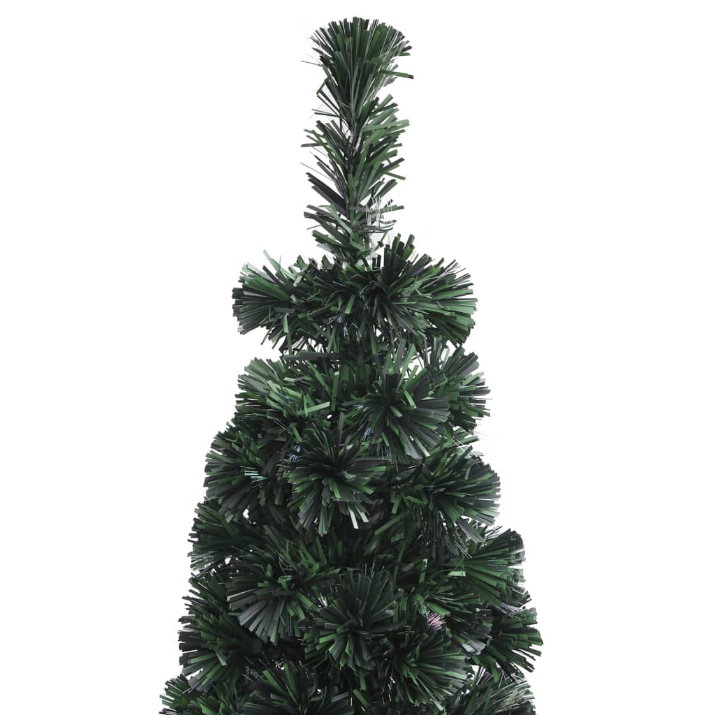 Kunstkerstboom met standaard smal 210 cm glasvezel