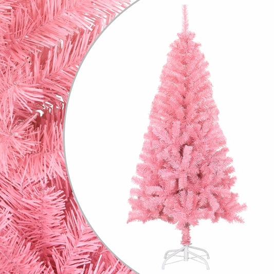 Künstlicher Weihnachtsbaum mit Ständer 120 cm PVC rosa