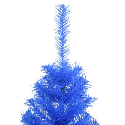 Kunstkerstboom met standaard 120 cm PVC blauw