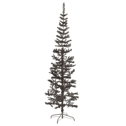 Weihnachtsbaum schmal 210 cm schwarz