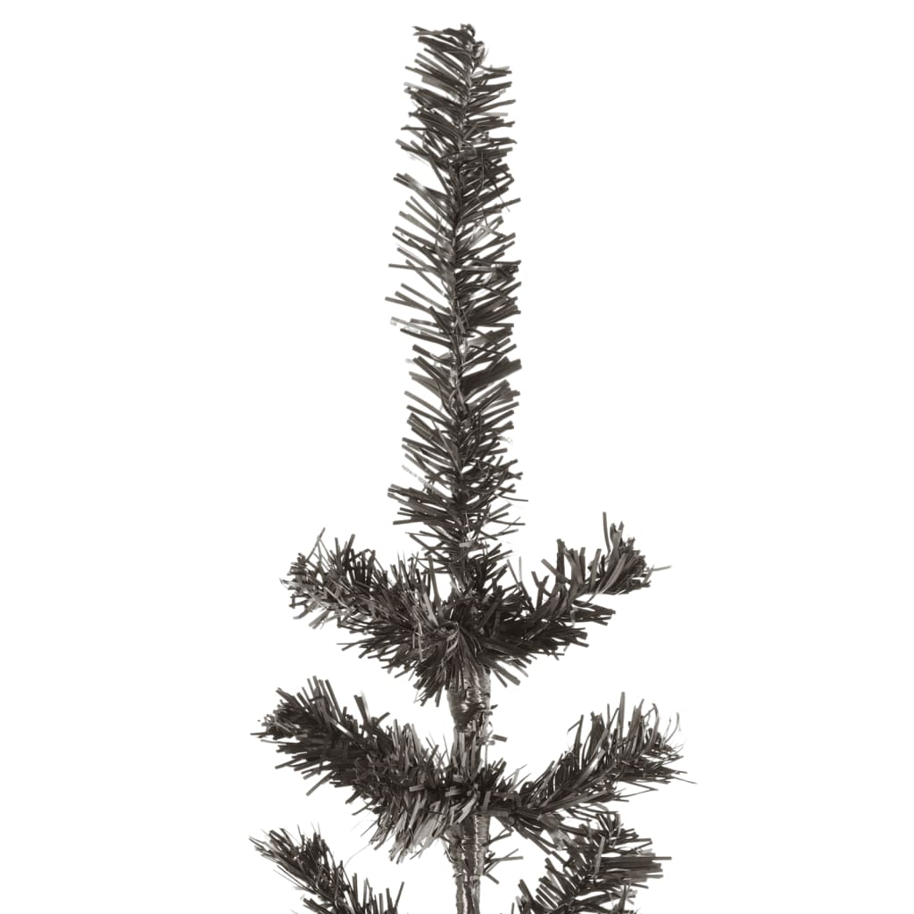 Weihnachtsbaum schmal 210 cm schwarz