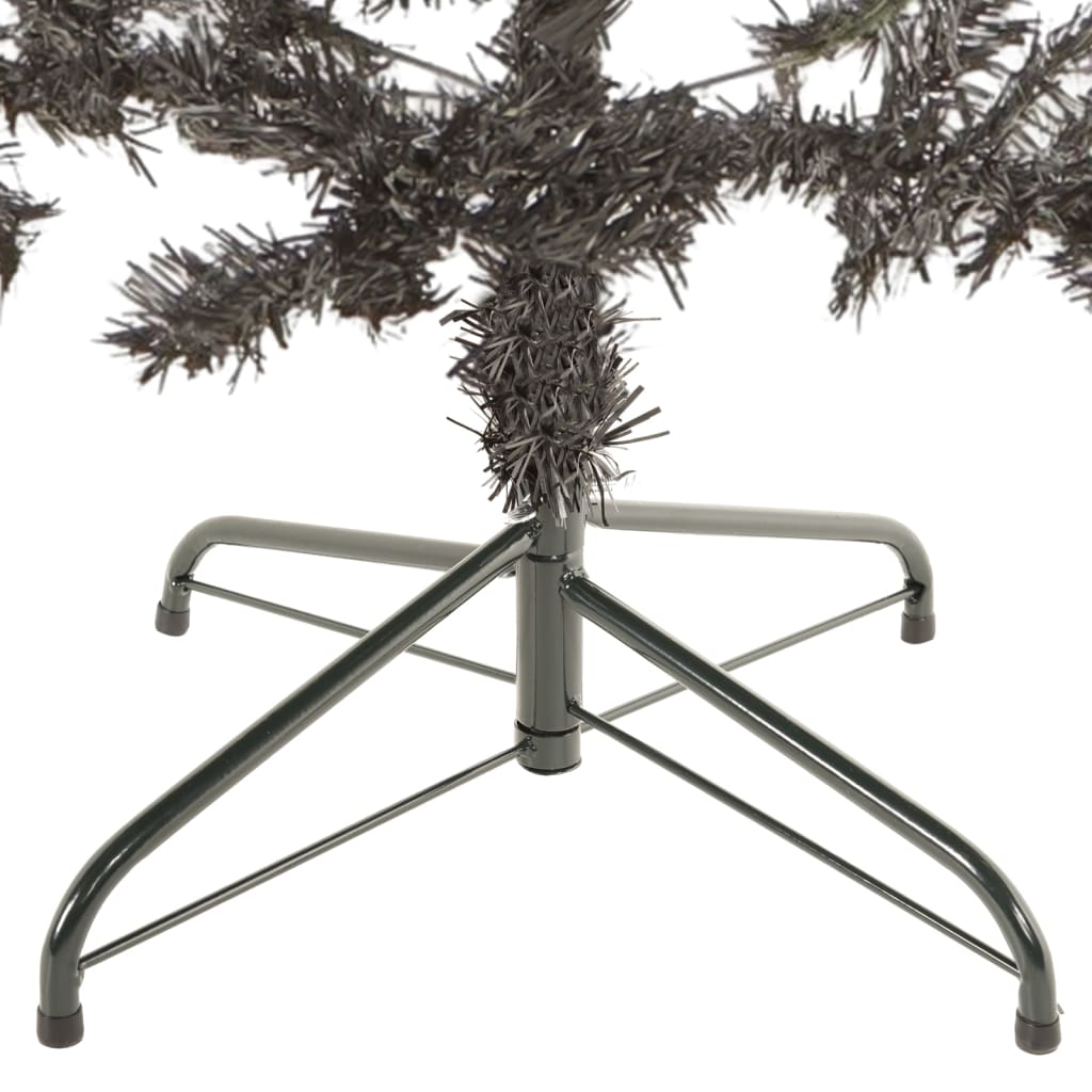 Weihnachtsbaum schmal 210 cm schwarz