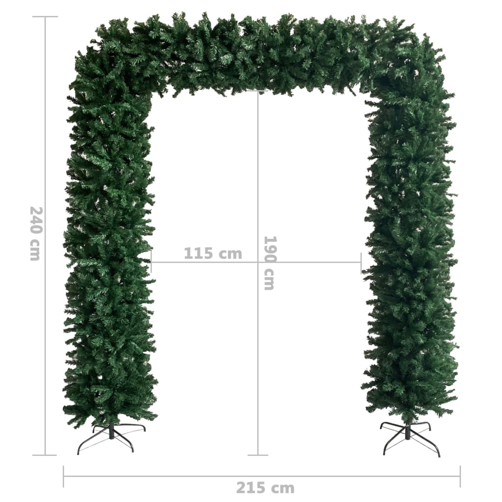 Weihnachtsbogen 240 cm grün