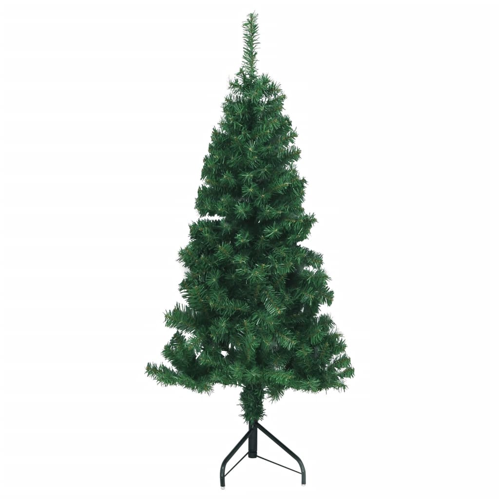 Kunstkerstboom hoek 120 cm PVC groen