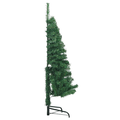 Kunstkerstboom hoek 120 cm PVC groen