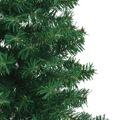 Kunstkerstboom hoek 120 cm PVC groen