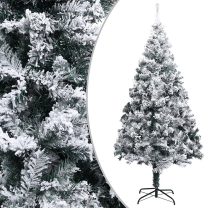 Kunstkerstboom met sneeuw PVC 400 cm groen