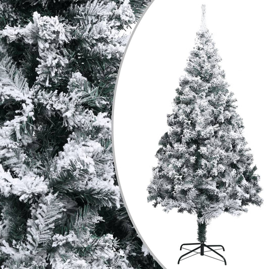 Künstlicher Weihnachtsbaum mit Schnee PVC 400 cm grün