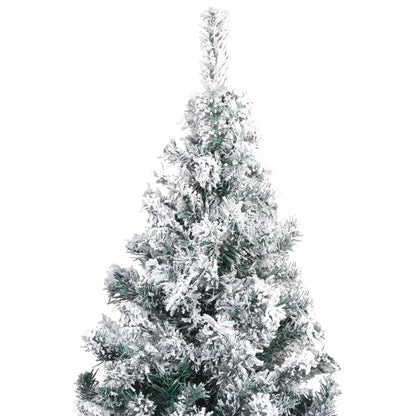 Künstlicher Weihnachtsbaum mit Schnee PVC 400 cm grün