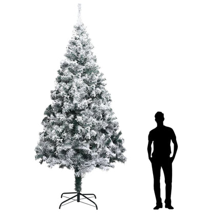 Künstlicher Weihnachtsbaum mit Schnee PVC 400 cm grün