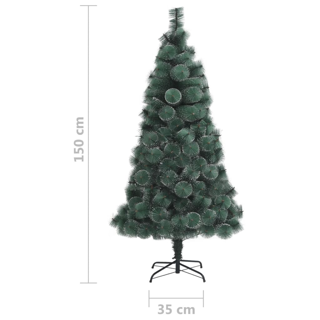 Künstlicher Weihnachtsbaum mit Ständer 150 cm PET grün