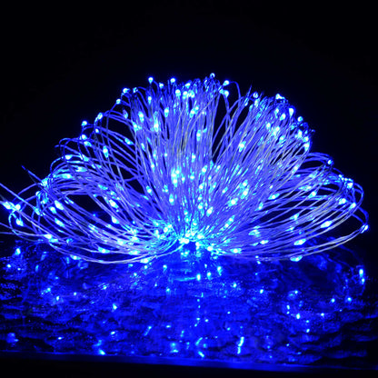 Lichterkette mit 300 LEDs 30 m blau