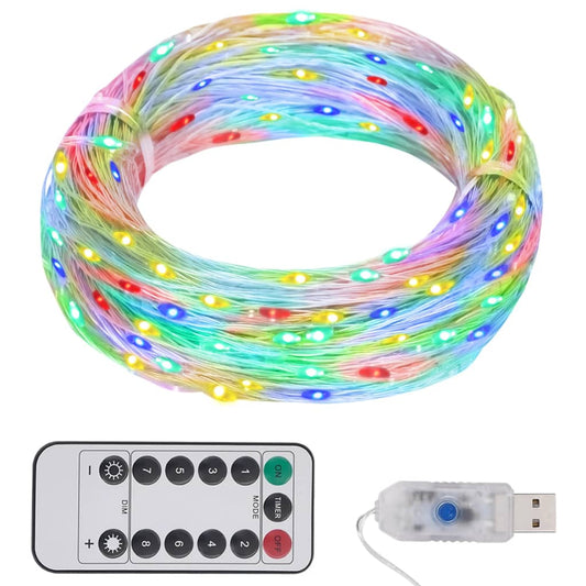 Light string with 300 LEDs 30 m multi-coloured