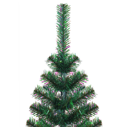 Künstlicher Weihnachtsbaum mit schillernden Enden 210 cm PVC grün