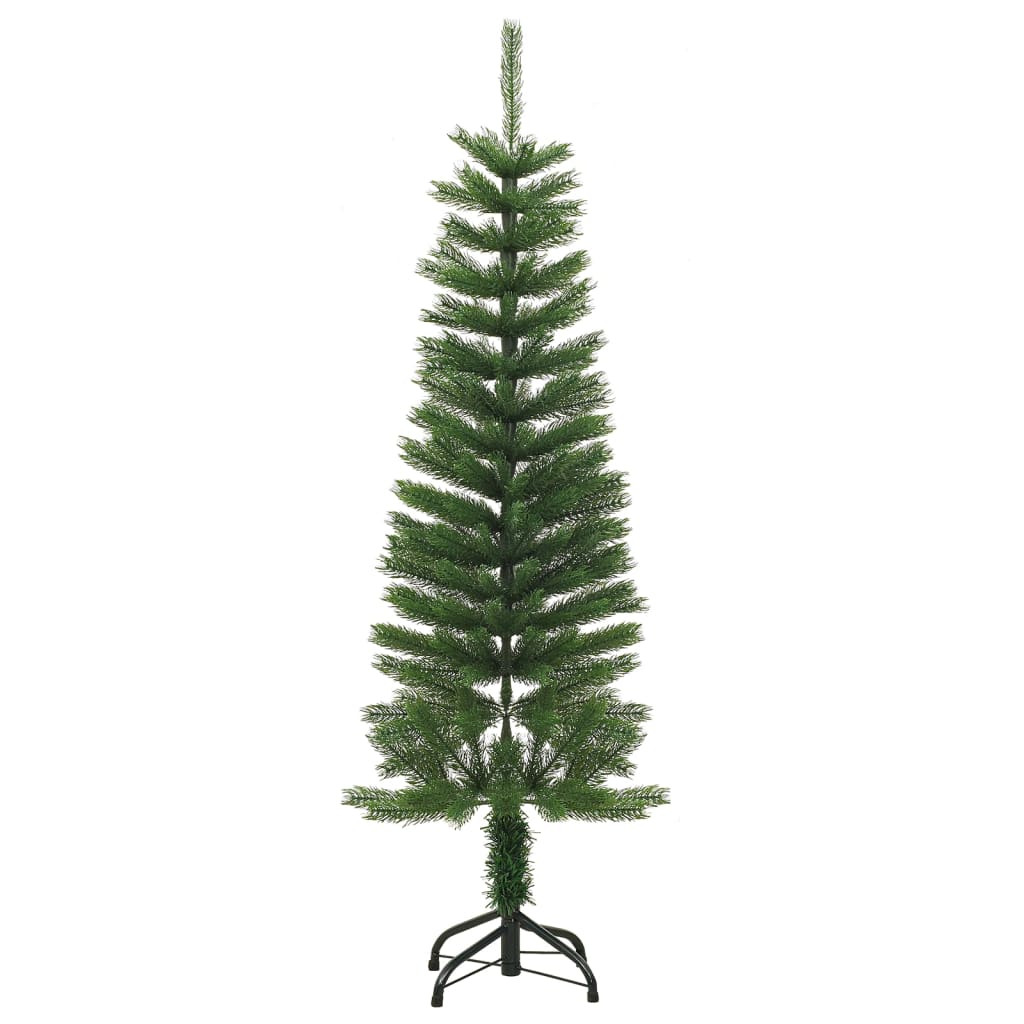 Kunstkerstboom met standaard smal 120 cm PE