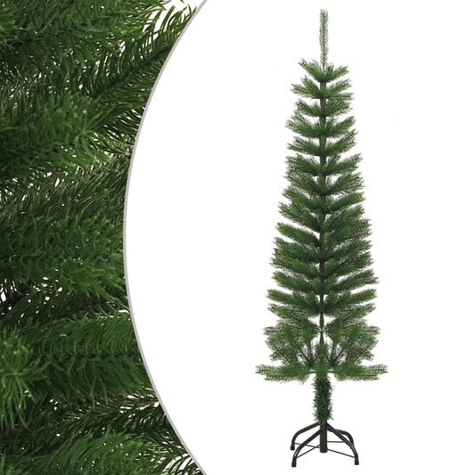 Künstlicher Weihnachtsbaum mit Stamm schmal 150 cm PE