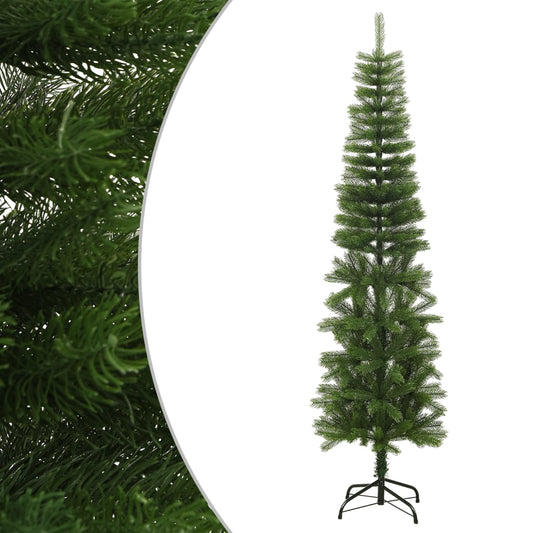 Künstlicher Weihnachtsbaum mit Stamm schmal 210 cm PE