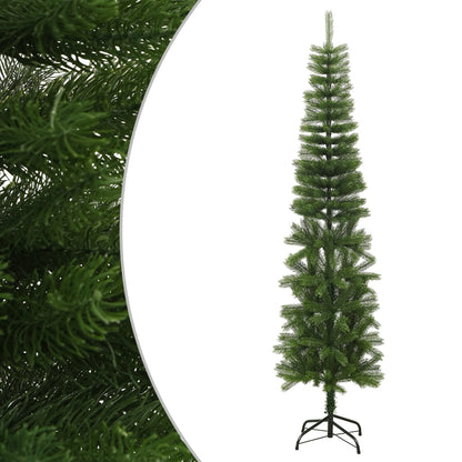 Kunstkerstboom met standaard smal 240 cm PE