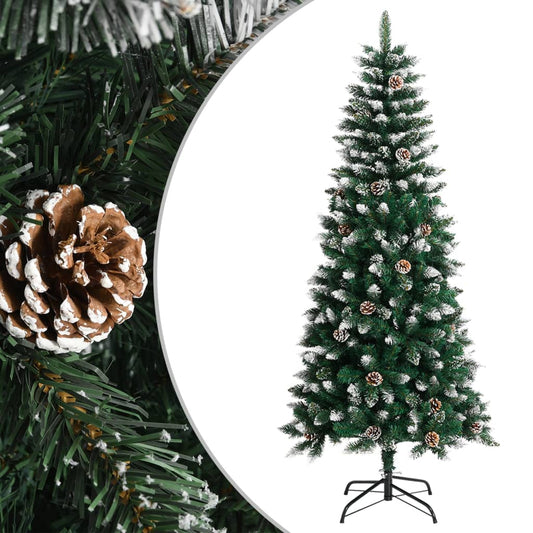 Artificial Christmas tree with stand 150 cm PVC green