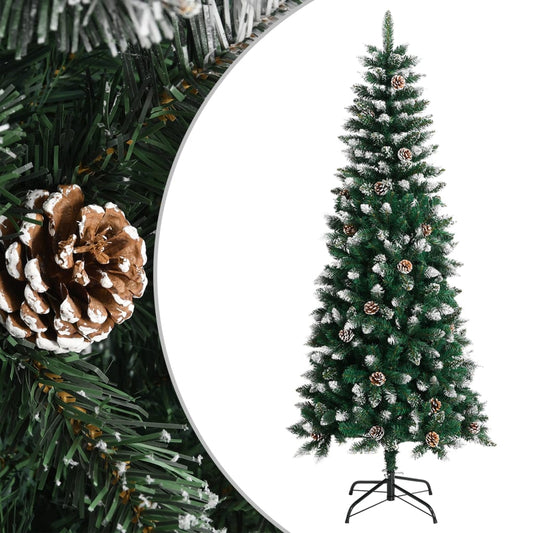 Artificial Christmas tree with stand 180 cm PVC green