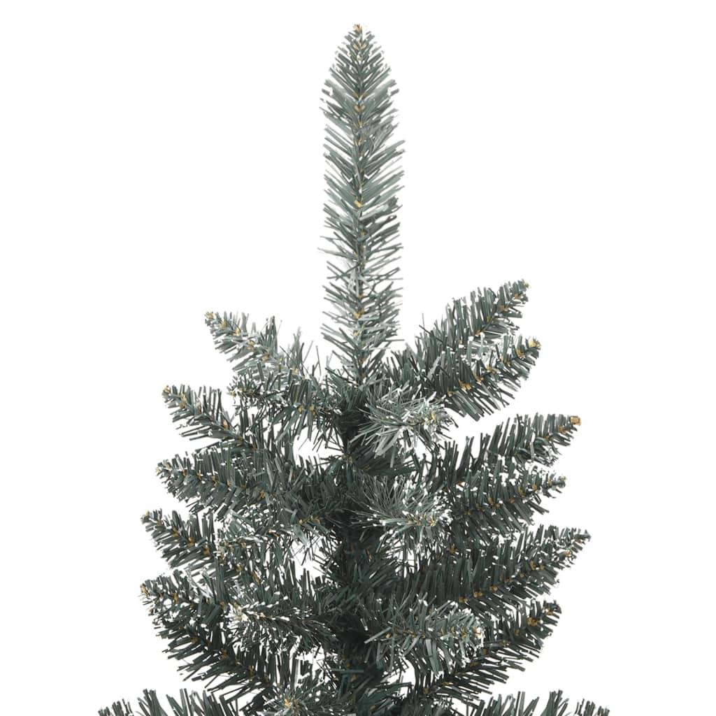 Künstlicher Weihnachtsbaum mit Stamm schmal 180 cm PVC grün