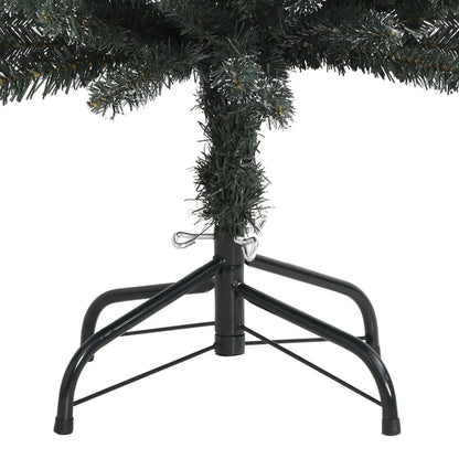 Künstlicher Weihnachtsbaum mit Stamm schmal 180 cm PVC grün