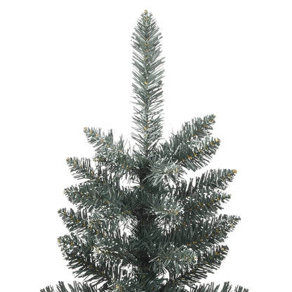 Künstlicher Weihnachtsbaum mit Stamm schmal 240 cm PVC grün