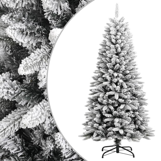 Künstlicher Weihnachtsbaum mit Schnee 120 cm PVC und PE