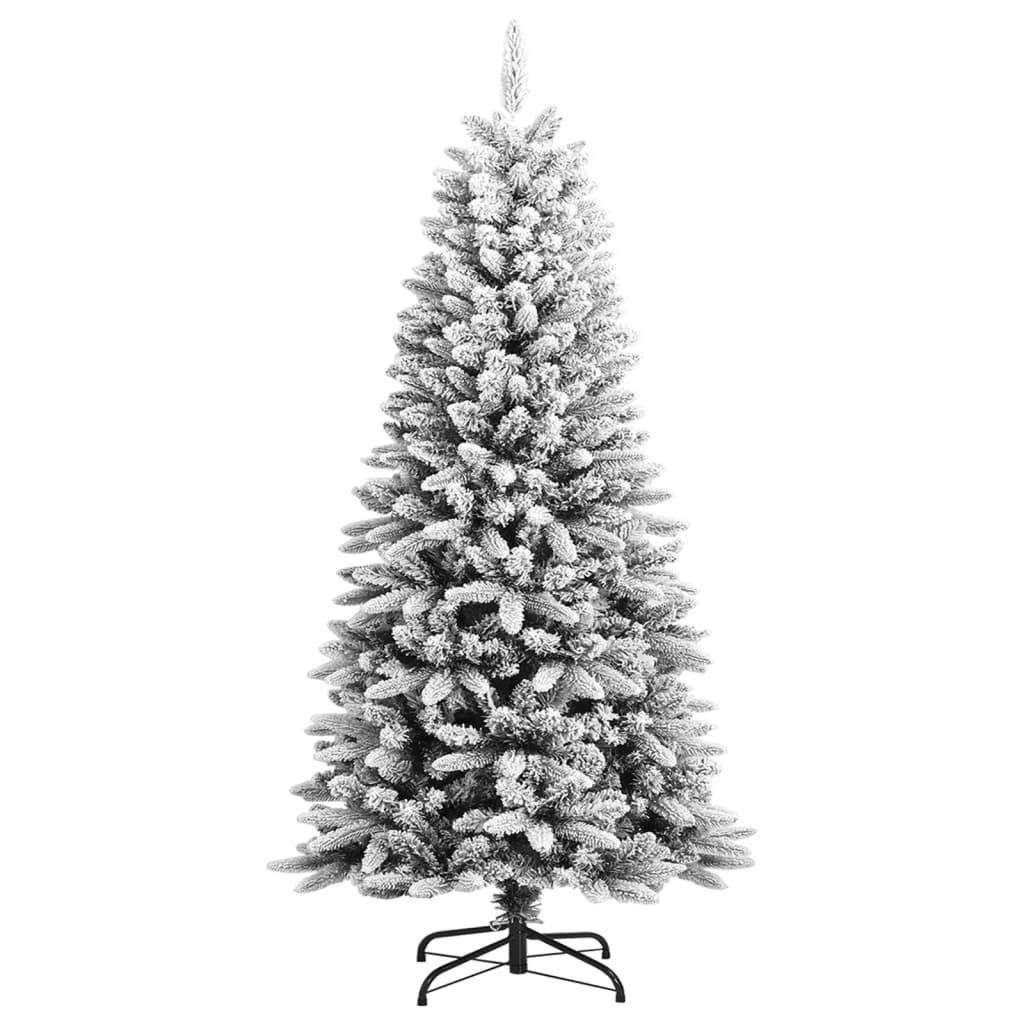 Künstlicher Weihnachtsbaum mit Schnee 120 cm PVC und PE